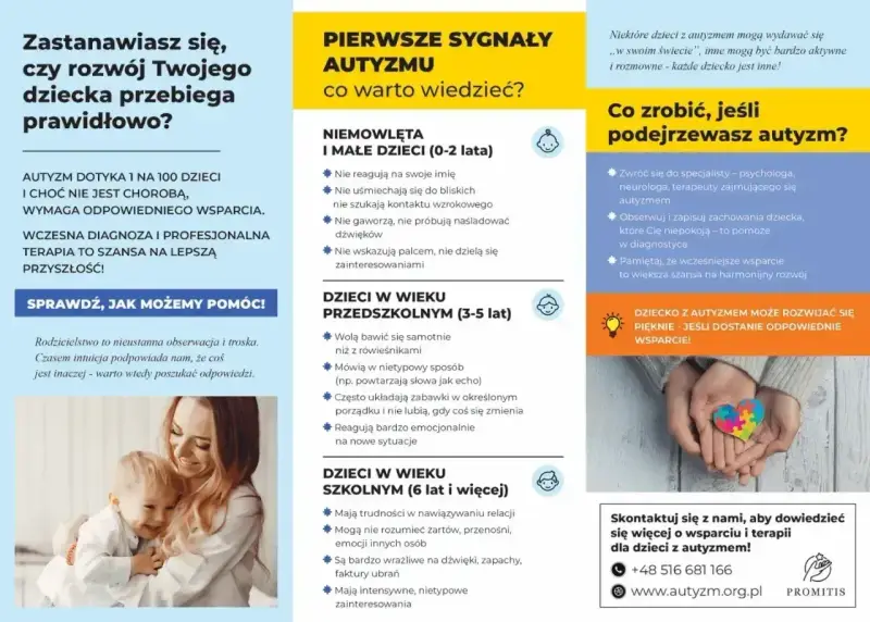 Wczesna diagnoza i wsparcie dają szansę na harmonijny rozwój dziecka z autyzmem. Czy autyzm jest wyleczalny? Nie, ale można pomóc!